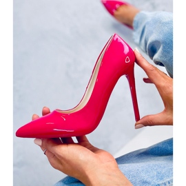 Tacones altos mujer fucsia NF-50P Fucsia rosa 2
