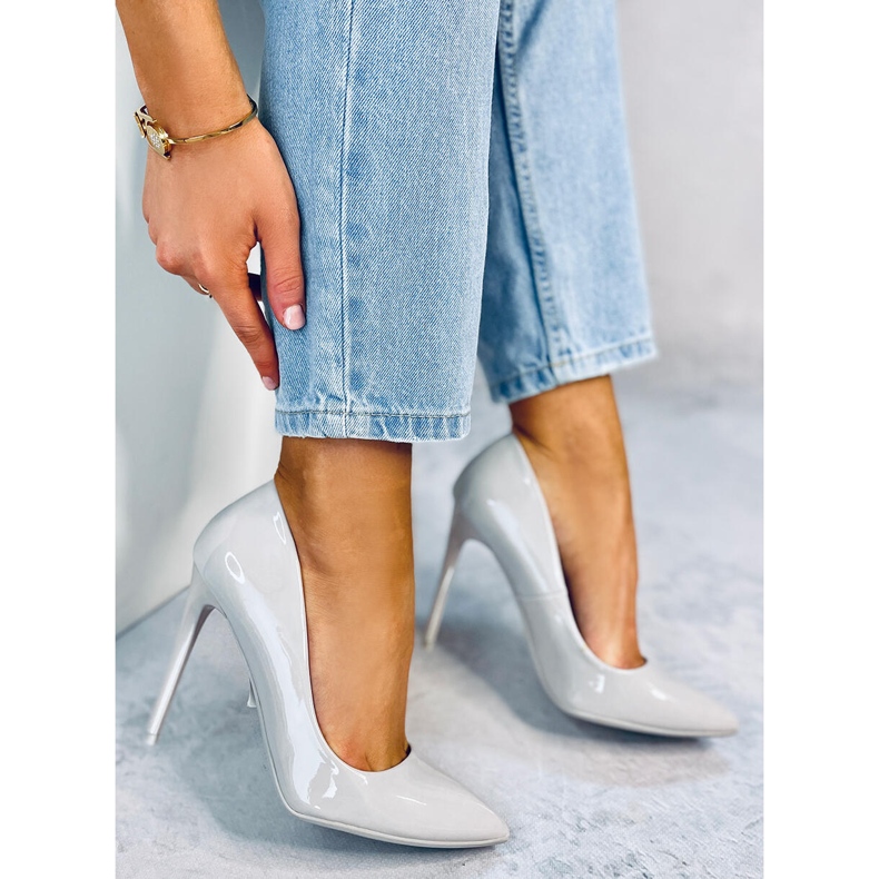 Grey Stilettos grises de mujer NF-50P Grey 1