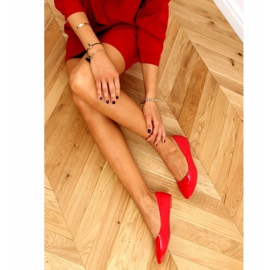 Bailarinas lacadas lisas rojo CC201 Rojo 2