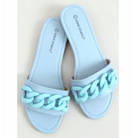 Zapatillas azules con cadena 7857 Azul 3