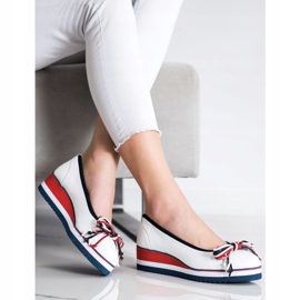 Filippo Zapatos de tacón de cuero cómodos blanco 2