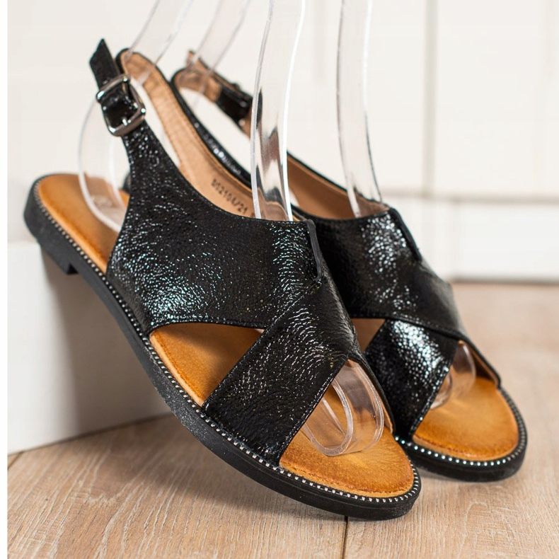 Filippo Sandalias negras clásicas negro 2 Filippo Sandalias negras clásicas negro 2