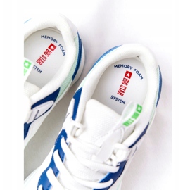 Zapatos Deportivos Mujer Memory Foam Big Star HH274810 Blanco azul verde 5 Zapatos Deportivos Mujer Memory Foam Big Star HH274810 Blanco azul verde 5