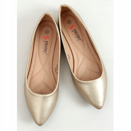Bailarinas con puntera almendra oro CD53P Oro dorado 3