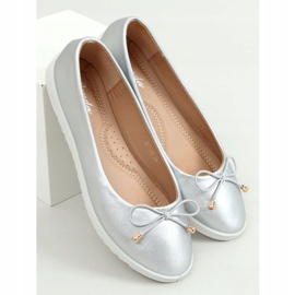 Bailarinas de mujer plateadas DY-10 Silver plata 3