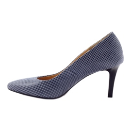 Salón de cuadros espinto 542 para mujer negro azul gris 2