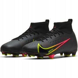 Zapatos de fútbol Nike Mercurial Superfly 8 Pro Fg Jr CV0804090 multicolor negro 2 Zapatos de fútbol Nike Mercurial Superfly 8 Pro Fg Jr CV0804090 multicolor negro 2