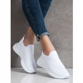 SHELOVET Zapatillas sin cordones blanco 3