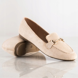 Mocasines VINCEZA Glitter beige 1