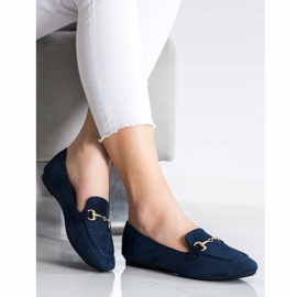 Mocasines VINCEZA Glitter azul marino azul 3