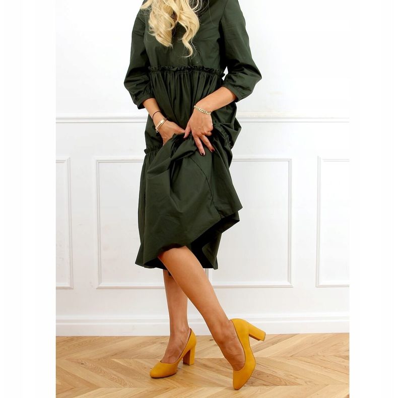 Bombas en el poste miel 3005 Amarillo 1 Bombas en el poste miel 3005 Amarillo 1