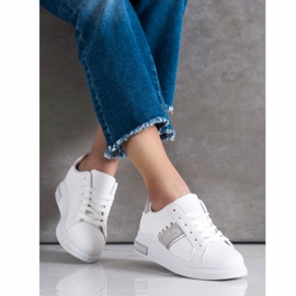SHELOVET Zapatillas blancas blanco 2