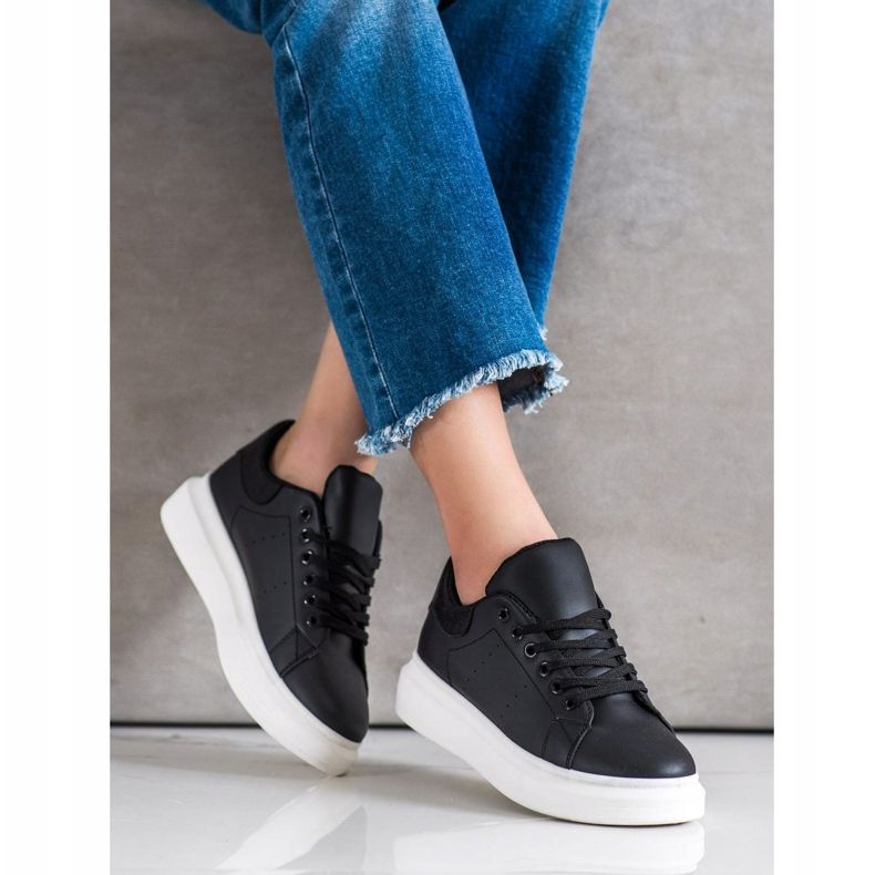 SHELOVET Zapatillas clásicas negro 2