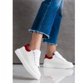 SHELOVET Zapatillas clásicas blanco 3