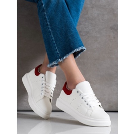 SHELOVET Zapatillas clásicas blanco 2