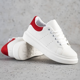 SHELOVET Zapatillas clásicas blanco 1