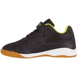 Zapatos para niños Kappa Furbo K negro y amarillo 260776K 1140 1