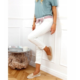 Señores calados beige DY-09 Albaricoque 1