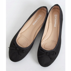Bailarinas de ante negro 9F116 Negro 1