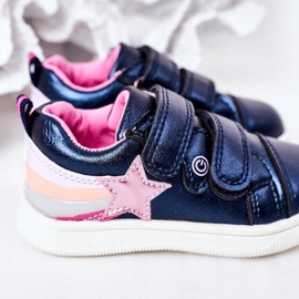 PE1 Zapatos Deportivos Infantiles De Ecocuero Con Arco Iris Azul Marino Jazmín multicolor 5