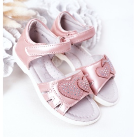 PE1 Sandalias Infantiles Con Velcro Pink My Heart rosado 2