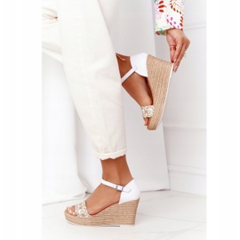 Sandalias Cuña Piel Maciejka L4869-11 Blanco 4