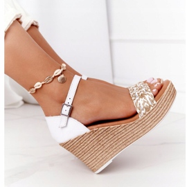 Sandalias Cuña Piel Maciejka L4869-11 Blanco 6