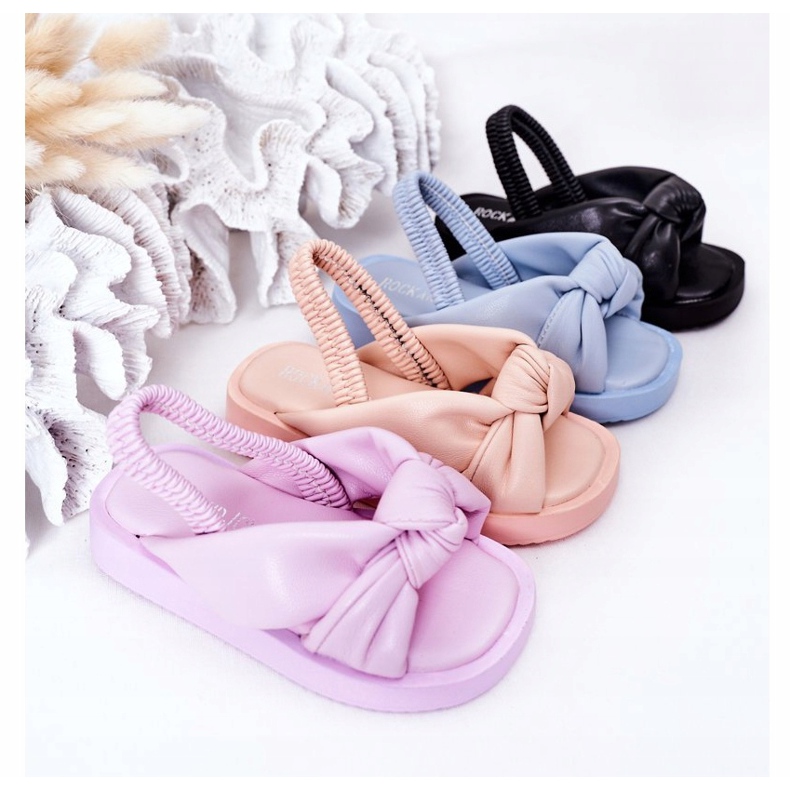 FR1 Sandalias Infantiles Con Chicle De Canalé Rosa 1