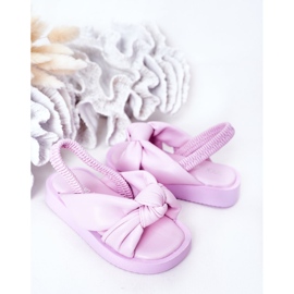 FR1 Sandalias Infantiles Con Chicle Violeta De Canalé 5