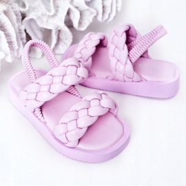 FR1 Sandalias Infantiles Con Cutie-Pie Violeta De Canalé 5