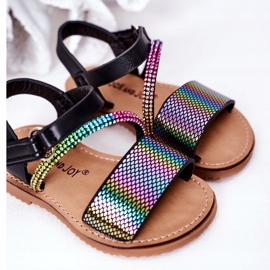 FR1 Sandalias Infantiles Con Lentejuelas Negro Blake ['negro', 'multicolor'] 5