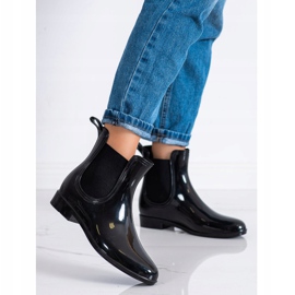 SHELOVET Chanclos sin cordones con banda elástica negro 1 SHELOVET Chanclos sin cordones con banda elástica negro 1