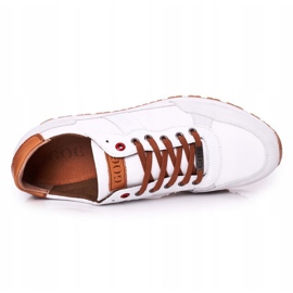 Zapatillas deportivas de hombre GOE HH1N4054 Zapatillas blancas blanco 2
