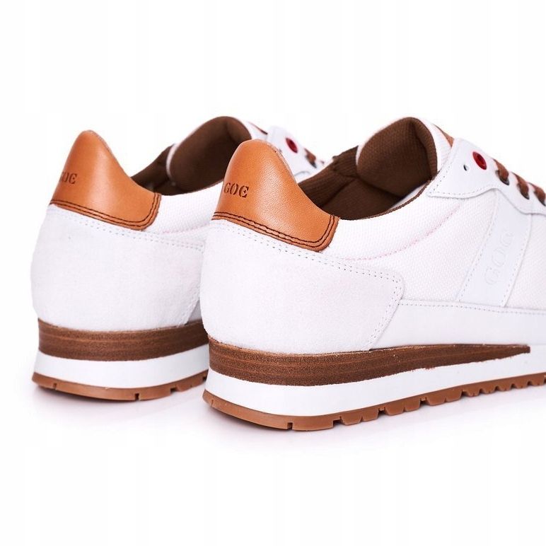 Zapatillas deportivas de hombre GOE HH1N4054 Zapatillas blancas blanco 1