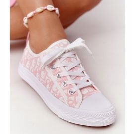 PS1 Zapatillas Logged para mujer Blanco-Rosa Day Off rosado 7