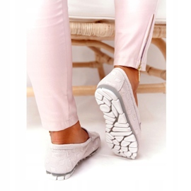 Mocasines ecológicos de piel Rio Flore gris 4