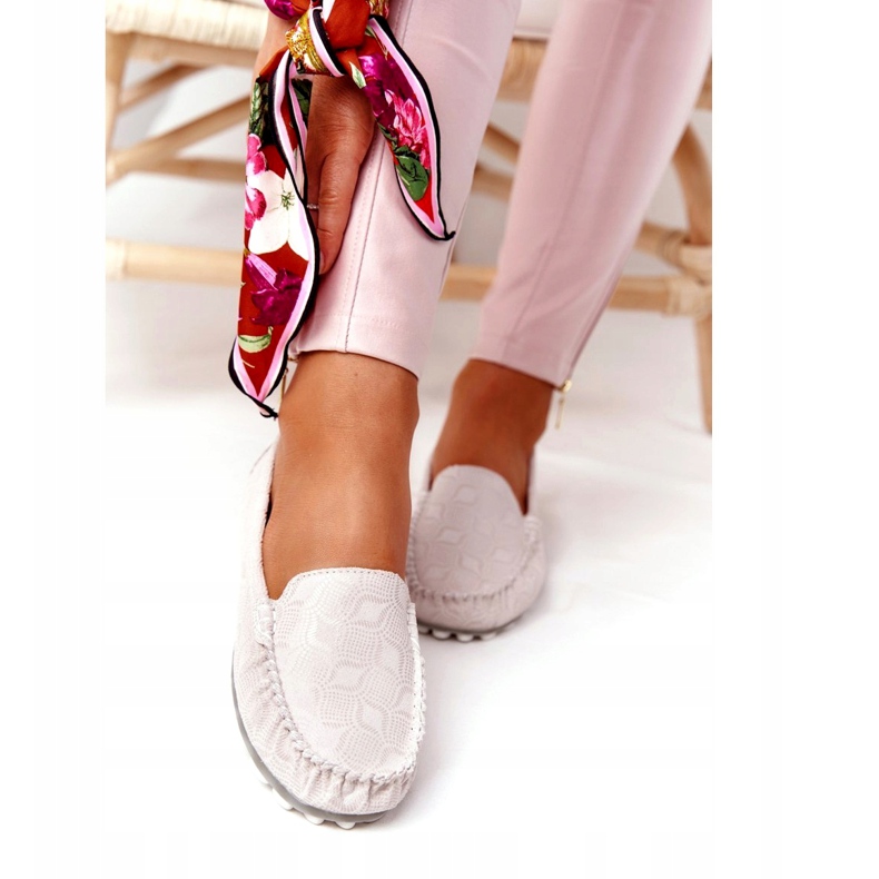 Mocasines ecológicos de piel Rio Flore gris 1