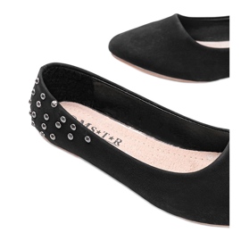 Bailarinas negras mate con tachuelas Doyer St. negro 2