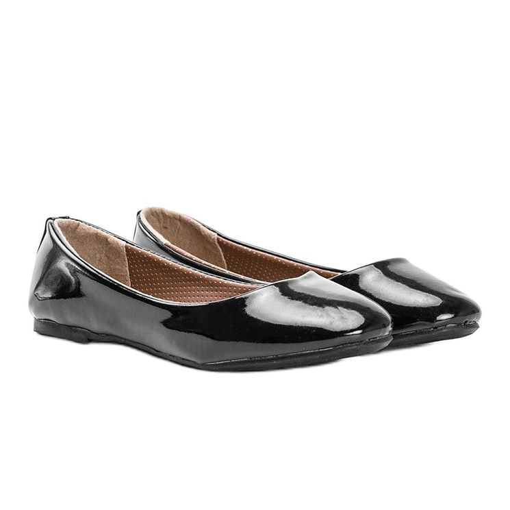 Bailarinas Sixth Avenue lacadas en negro 1