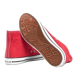 Zapatillas de tobillo rojas para hombre Perry rojo 2
