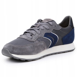 Zapatos Geox U Vincit BM U845VB-02214-C1F4R azul marino gris 4