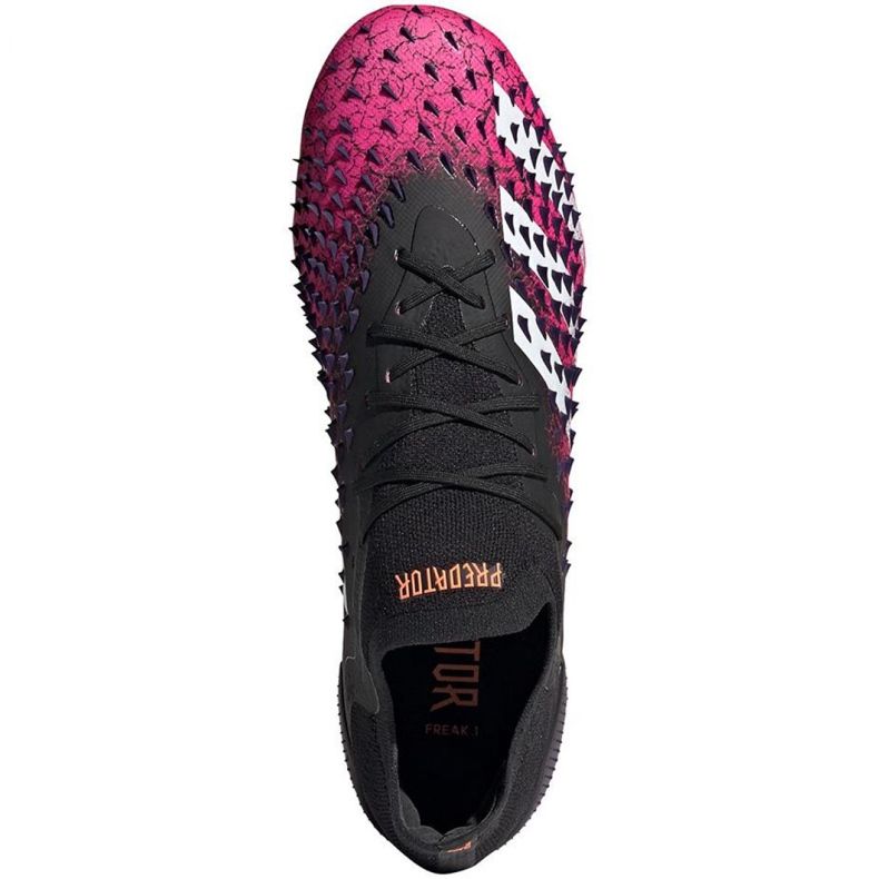 Botas de fútbol adidas Predator Freak.1 L Fg M FW7244 blanco, negro, rosa negro 1 Botas de fútbol adidas Predator Freak.1 L Fg M FW7244 blanco, negro, rosa negro 1