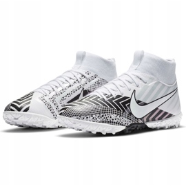 Calzado de fútbol Nike Mercurial Superfly 7 Academy Mds Tf Jr BQ5407 110 blanco, blanco, negro blanco 1