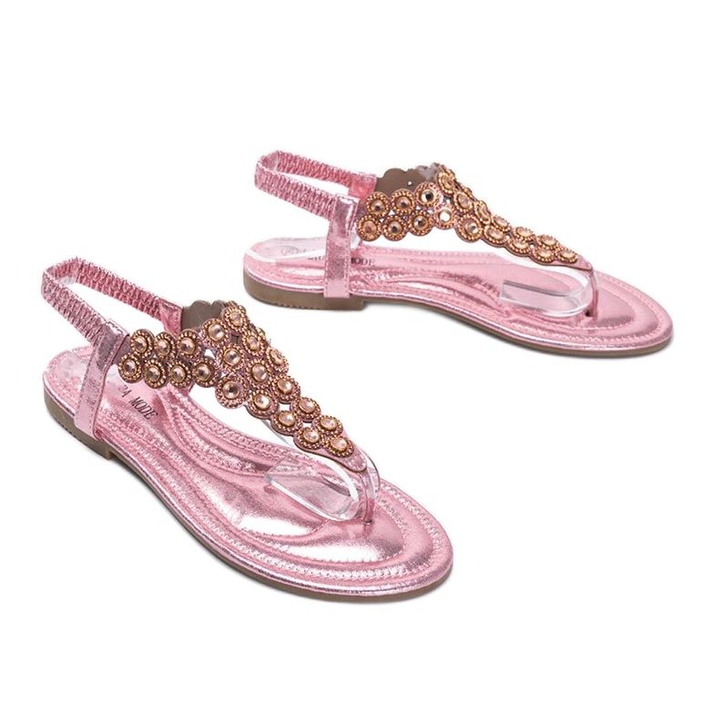 Chanclas Barbados rosa brillante rosado 1