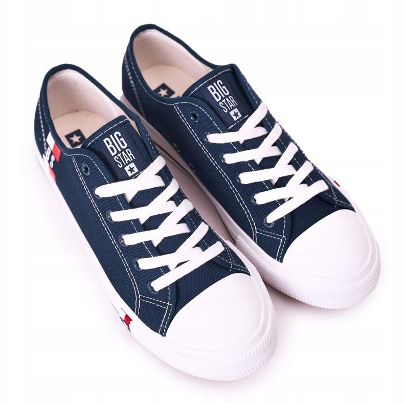 Zapatillas de hombre Big Star HH174326 Azul marino 3