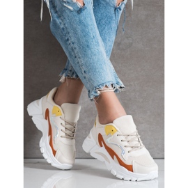 SHELOVET Zapatillas Casual Beige multicolor 3