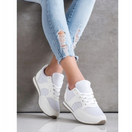 SHELOVET Zapatos deportivos con malla blanco 2 SHELOVET Zapatos deportivos con malla blanco 2