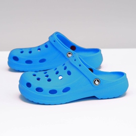 Flameshoes Pantuflas de Mujer Eva Blue Foam Crocs azul 5