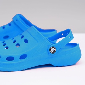 Flameshoes Pantuflas de Mujer Eva Blue Foam Crocs azul 6
