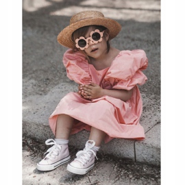 FRROCK Zapatos deportivos clásicos para niños Filemon rosa altos rosado 6